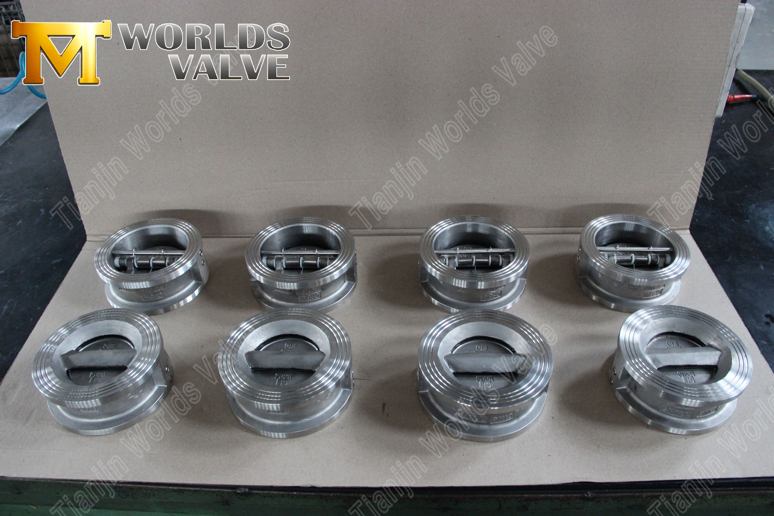 SS Dual Plate Wafer Check Valves Stainless Steel Dual Plate Wafer Check Valve with C954 Alloy Discs (6)