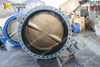 Aluminum Bronze C954 C955 C958 Double flanged butterfly valves for seawater