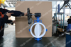 Gearbox PTFE liner Split body design Butterfly Valves with Chain Wheel Hand Operator