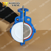 Split Two Piece Body design Butterfly valves PTFE PFA lining Disc for Chemical Plant