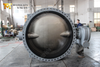 Large Size Double Flanged Butterfly Valve with Gear Operated from China Valve Supplier-Tianjin Worlds Valve Co.,Ltd.