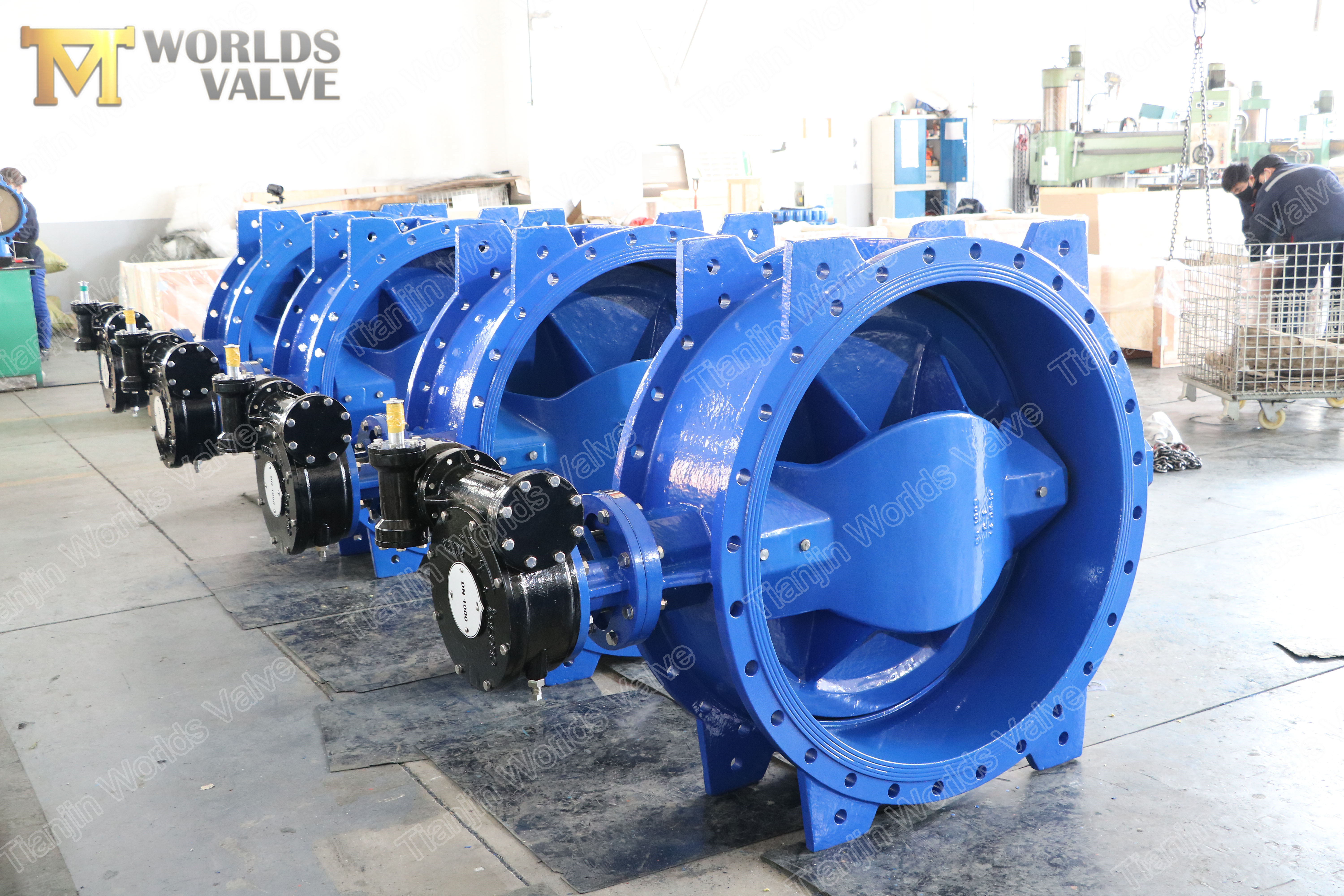 2 EN558 series 13 and series 14 DOUBLE FLANGED Eccentric BUTTERFLY VALVE