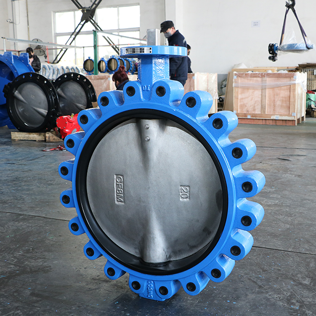 Concentric Lug Lugged Full Lug Butterfly Valve with Rubber Hard Back Seat API609/API598/EN593