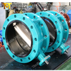 Awwac504 C516 Double Flanged Ends Butterfly Valve 