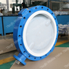 Heavy Corrosion Resistance Split Body PFA Lining Disc Butterfly Valve