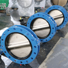 Centerline U Section Butterfly Valve Gearbox Operator Stainless Steel Disc