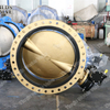 Aluminum Bronze Double Flange Butterfly Valve For Sea water