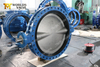  U-Section double flanged Butterfly valve U-Section with Pneumatic actuator