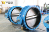 Awwa C504 Double Flanged Ends Butterfly Valve with Gearbox CLASS150