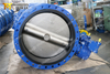 Big size Water Double Flanged Butterfly Valves With Gearbox Operator