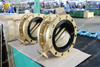 Aluminum Bronze C954 C955 C958 Double flanged butterfly valves for seawater