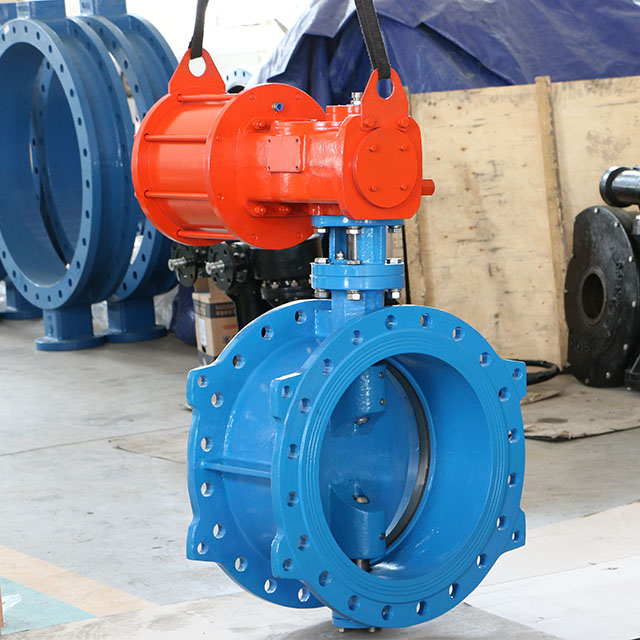 Eccentric Double Flange Butterfly Valve Face-to-face EN558 Series 14,EN593 DESIGN