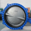 Concentric U Section U Type Double Flange Butterfly Valve with Rubber Soft Seat,API609 Class 150 PN10 PN16 10K Table D Table E