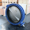 U section double flanges butterfly valves with CE ISO WRAS ACS