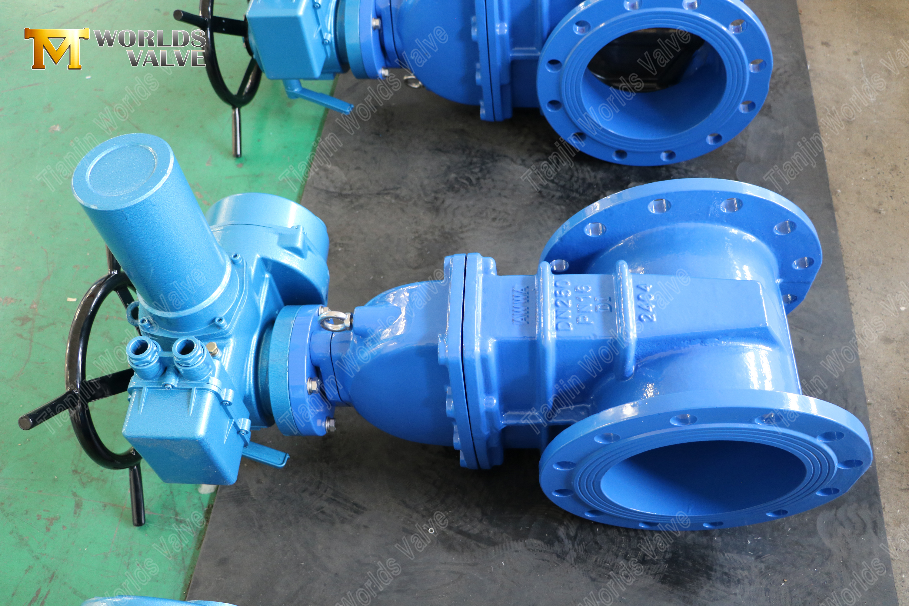 Electric Actuator Non-Rising Stem Gate Valve with Handwheel (4)