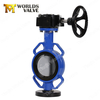 Rilsan Nylon 11 Coated Disc Cast Iron Wafer Butterfly Valve 