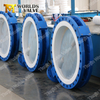 PFA PTFE Full Coated Butterfly Valves for Corrosive Flow