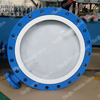 Heavy Corrosion Resistance Split Body PFA Lining Disc Butterfly Valve