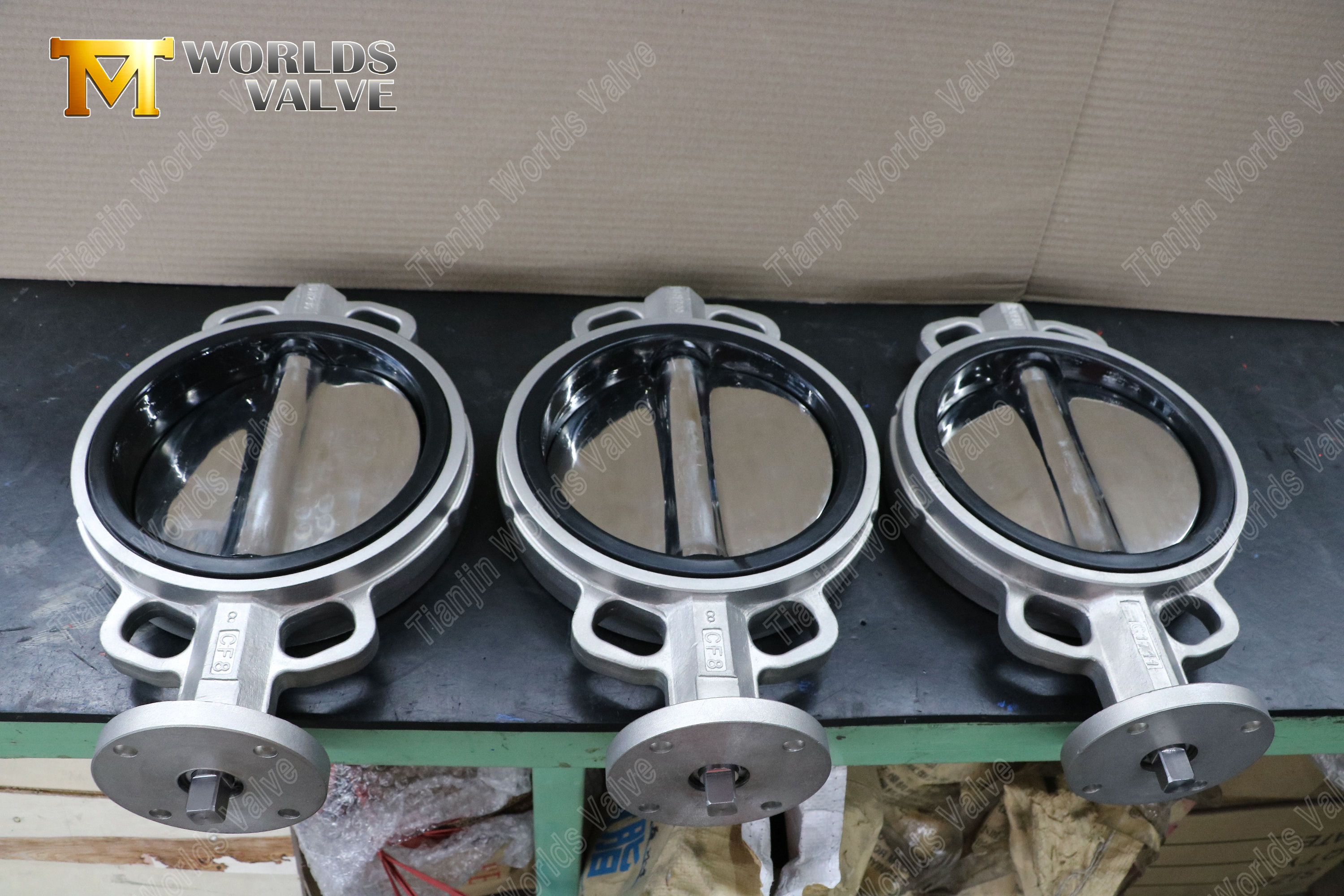 Customizable Wafer Butterfly Valve with Aluminum Handle & Resilient Seat OEM Focus-1 (8)