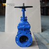 PN16 Industrial Ductile Iron Gate Valve for Waterworks supplied by China OEM Gate Valve Manufacturer-Tianjin Worlds Valve Co.,Ltd.