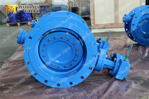 Ductile Iron Double Offset/Eccentric Butterfly Valve with Rubber Seal EN558