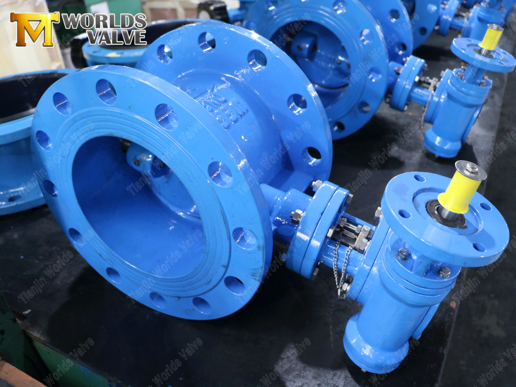 Eccentric Butterfly Valve with Worm Gear-3(1)