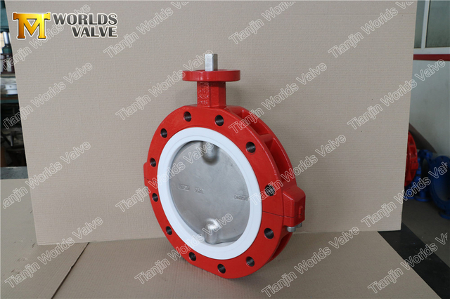 Butterfly Valve Manufacturers - PTFE Lined Lugged & Tapped Butterfly Valve-Tianjin Worlds Valve Co., Ltd.