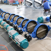 Butterfly Valve With On-off Modulating Pneumatic Actuator 