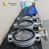 Full SS Wafer Type Butterfly Valve with Hard Back Rubber Seat producted by Tianjin Worlds Valve Co., Ltd.