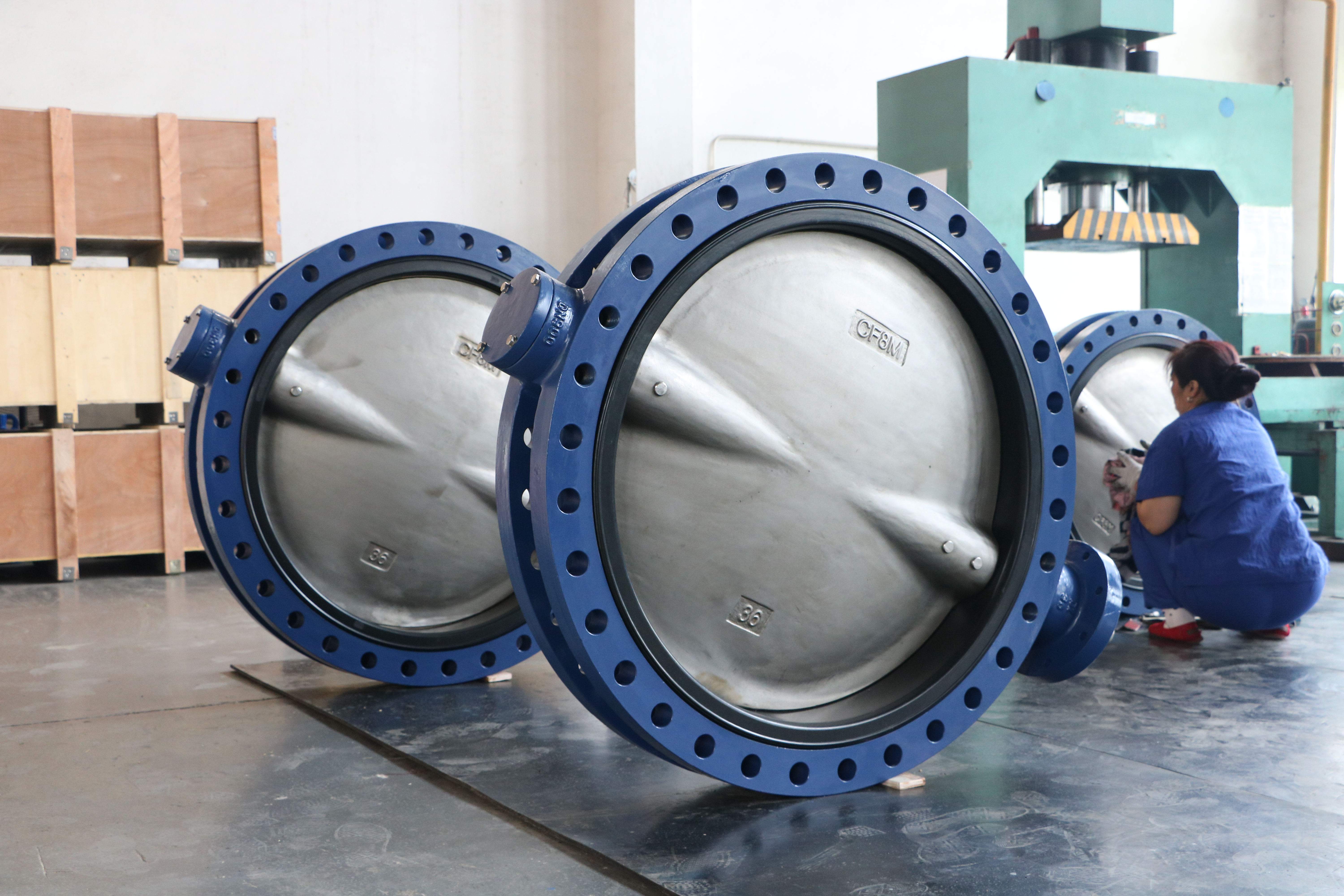 2 U TYPE CONCENTRIC BUTTERFLY VALVE WITH TAPER PIN