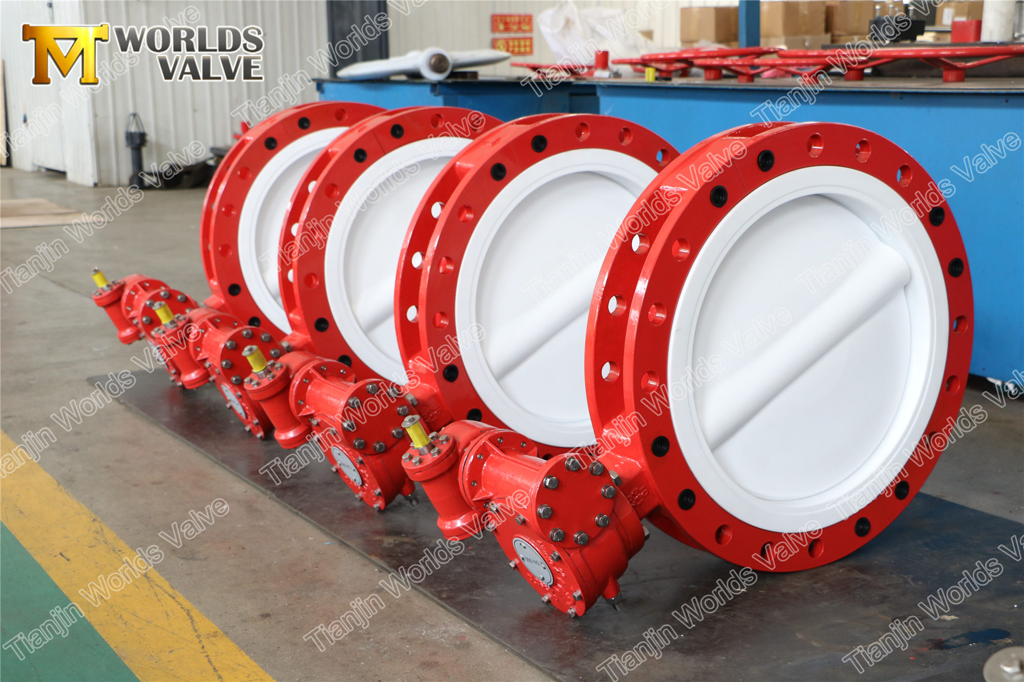 3 PTFE coated BUTTERFLY VALVE