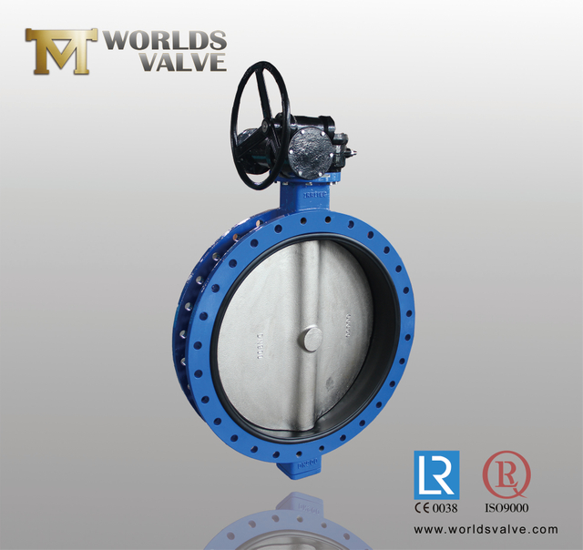 Concentric U Section U Type Double Flange Butterfly Valve with Rubber Soft Seat,API609 Class 150 PN10 PN16 10K Table D Table E