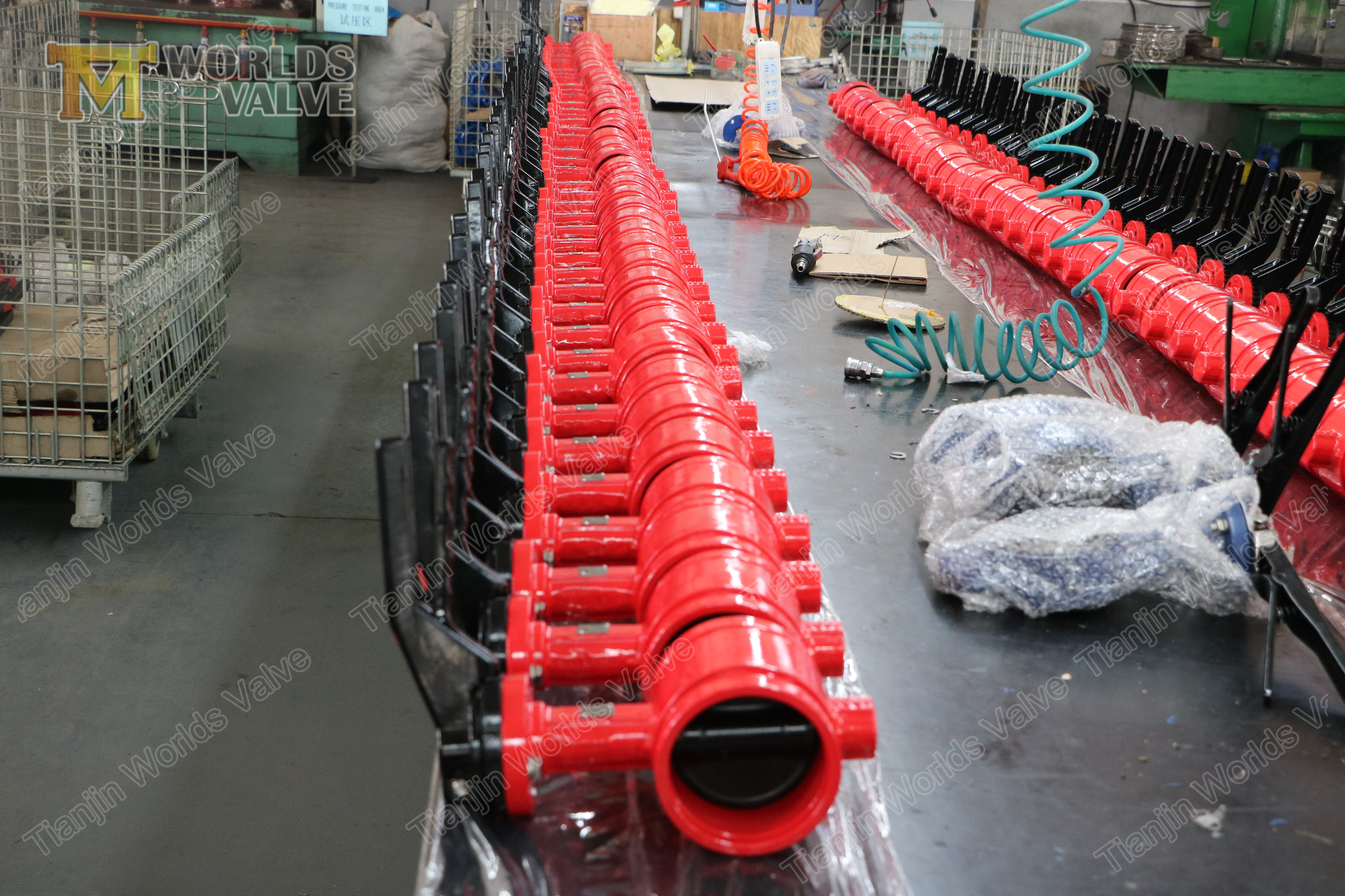 2 Grooved End Butterfly Valve