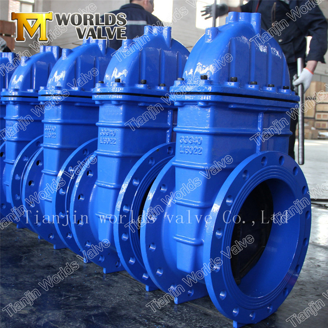 Rubber Wedge DI Gate Valve with WRAS Approved