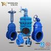 BS5163 Pn10/Pn16 Knife Gate Valve with Worm bevel Gearbox