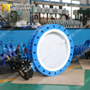 Heavy Corrosion Resistance Split Body PFA Lining Disc Butterfly Valve