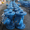  Ductile Iron Body DN80 Y Type Strainer Flanged Connection from OEM Valve Supplier Tianjin Worlds Valve Co.,Ltd.