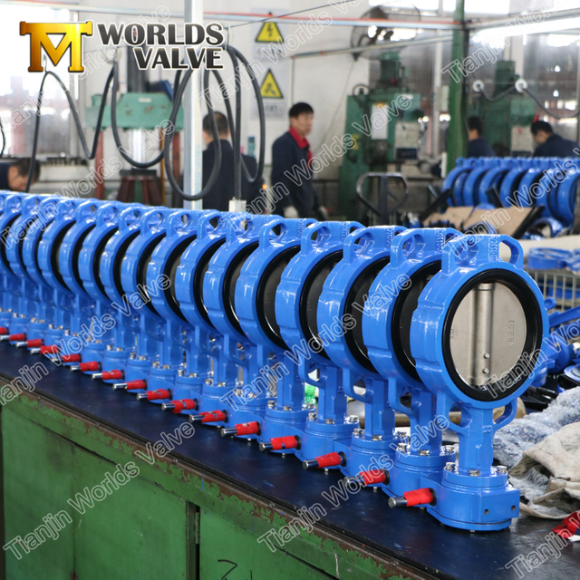 OEM Universal Connection Standard Wafer Type Butterfly Valve with Ce ISO Wras Acs