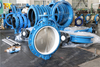 DN600 Wafer Type Butterfly Valve with PTFE Liner