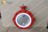 Polished Disc wafer PTFE Butterfly Valve 