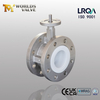 PTFE Seat & SS Disc double flanged butterfly valve offered by China OEM|ODM Valve Manufacturer-Tianjin Worlds Valve Co., Ltd.