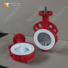 Manual Operated Butterfly Valves with Teflon Lined design from China OEM Valve Supplier-Tianjin Worlds Valve Co.,Ltd.
