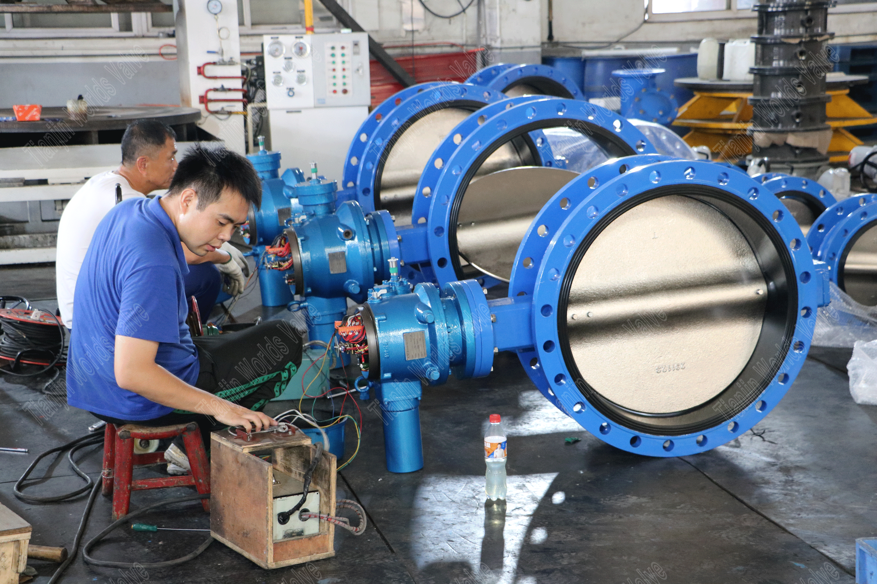 Butterfly Valve with Electric Actuator Design