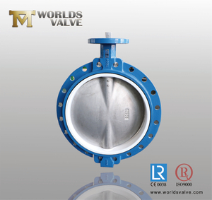 DN600-DN2000 Concentric Single Flange Wafer Type Butterfly Valve with Pin ,API609/API598/ISO5752/ISO5211 