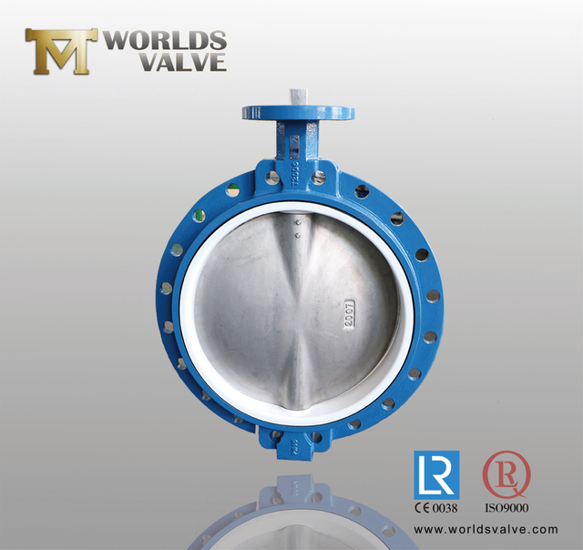 DN600-DN2000 Concentric Single Flange Wafer Type Butterfly Valve with Pin ,API609/API598/ISO5752/ISO5211 