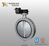 CF8 SS304 CF8M SS316 Stainless Steel Double Flange Butterfly Valve 