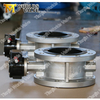 CF8 SS304 CF8M SS316 Stainless Steel Double Flange Butterfly Valve 