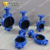 EPDM/NBR Full Lined Wafer Type Flanged Butterfly Valve DIN/ANSI/API