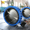 Double Flanged Connection Water Regulator Butterfly Valve