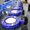 Centerline U Section Butterfly Valve Gearbox Operator Stainless Steel Disc